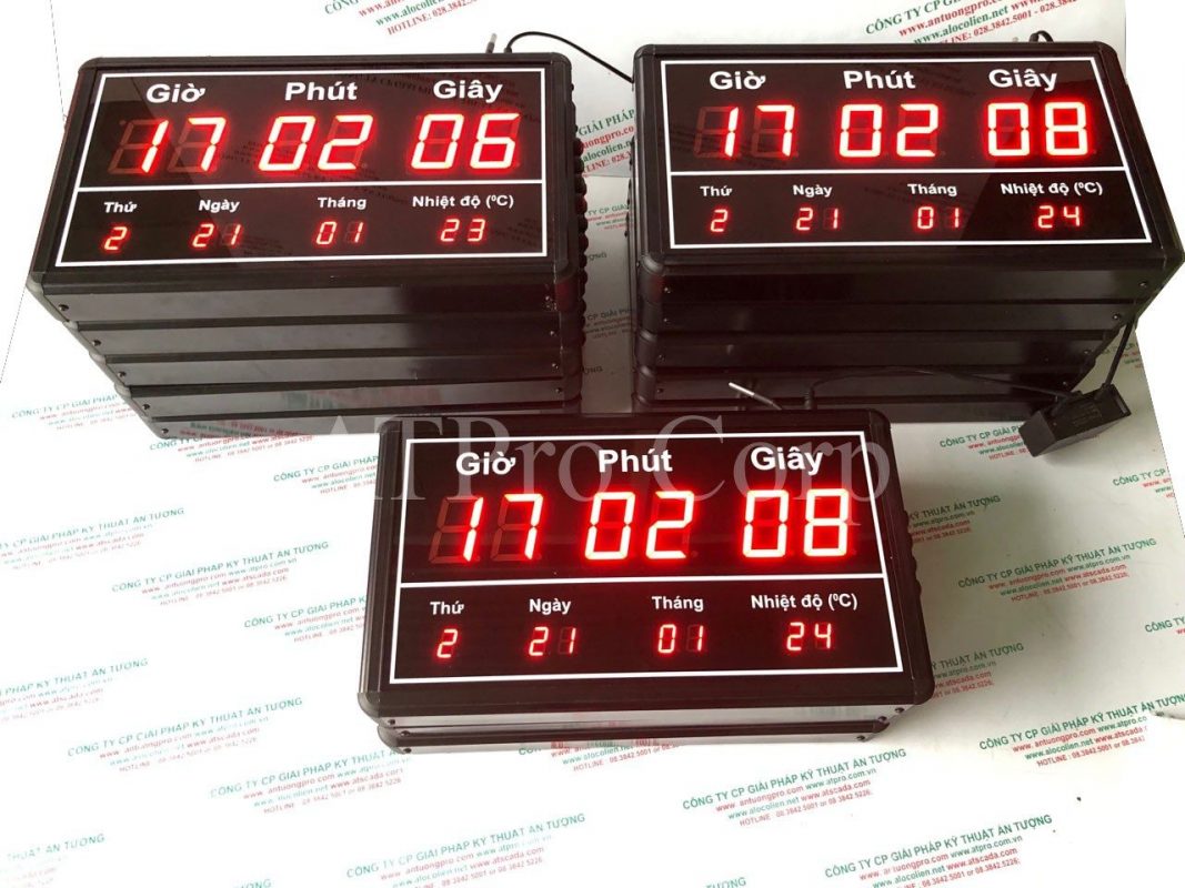 Đồng hồ đo nhiệt độ xem thời gian